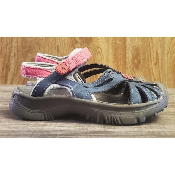 Keen Rose Adjustable Strap Hiking Sandals Toddler Size 9 Navy Pink - Picture 1 of 12
